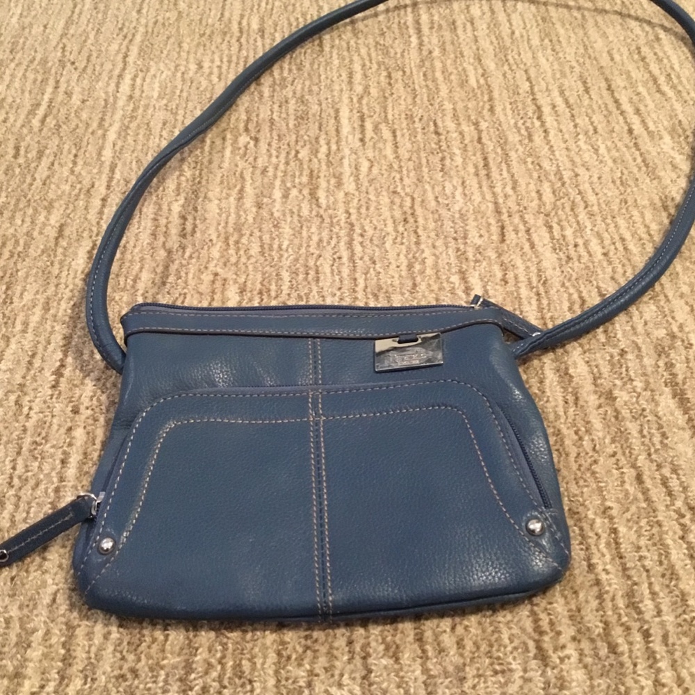 Tignanello Cross Body Blue Purse
